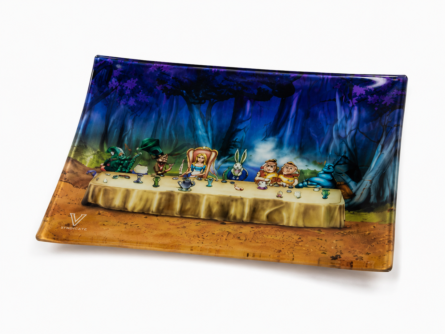 Skleněná podložka V-Syndicate 16 × 12 cm