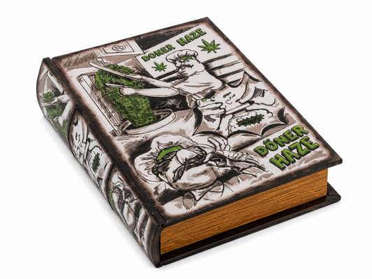 Dekorativní úložná krabička Stash Book  Doner Haze