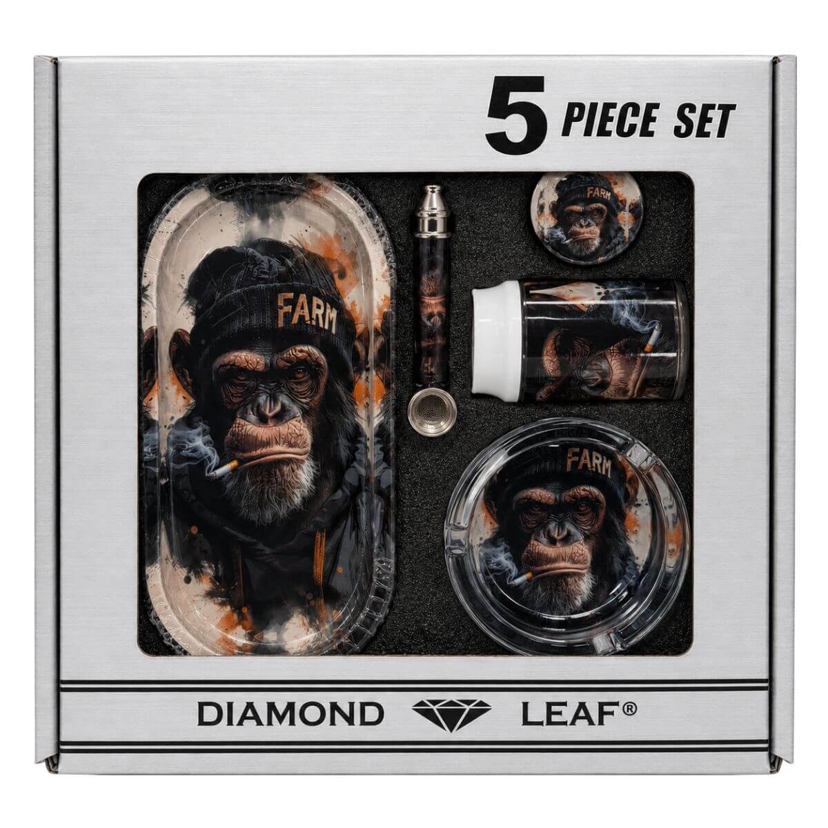 Diamond Leaf Farm Monkey – pětidílná dárková sada