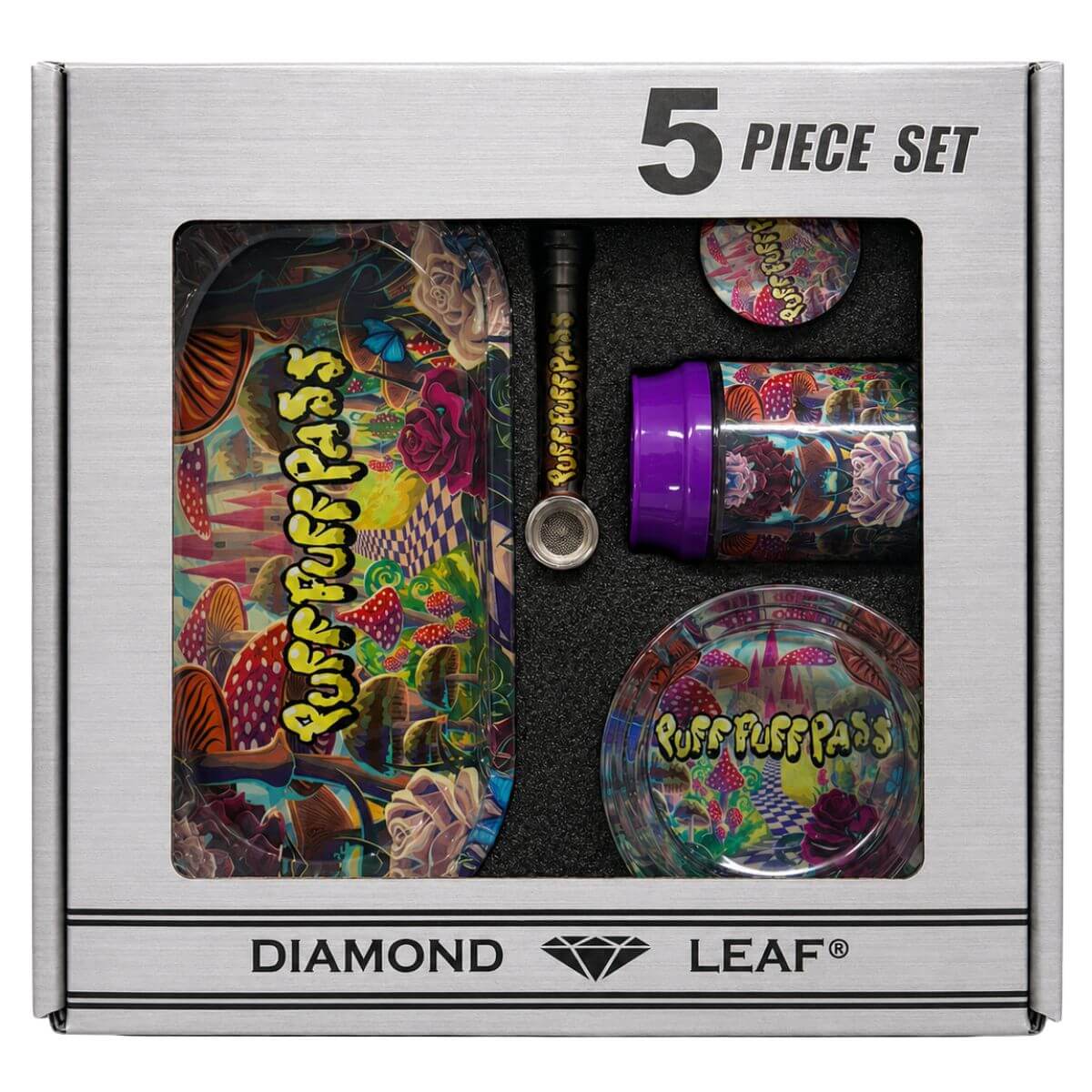 Diamond Leaf Psychedelic – pětidílná dárková sada