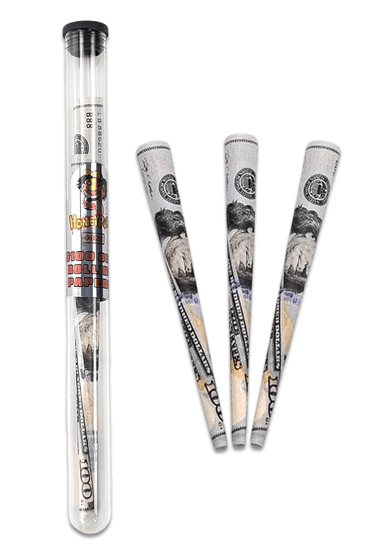 Honeypuff 100 Dollar King Size papírky v tubě – 3 ks
