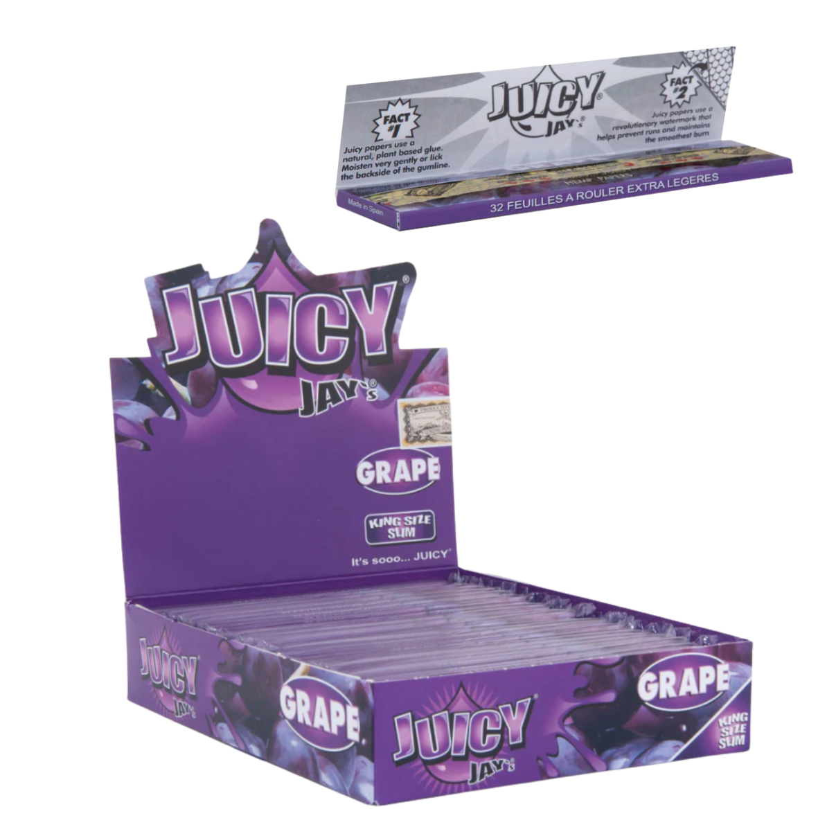 Juicy Jay papírky hroznové víno