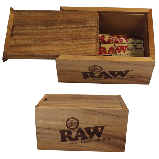 Raw krabička z akaciového dřeva 18*12*9cm