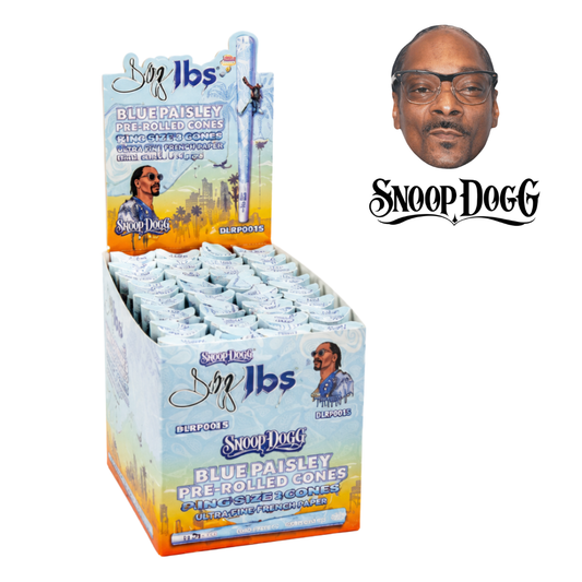 Dogg lbs Blue Paisley King Size – předrolované kornoutky 3 ks