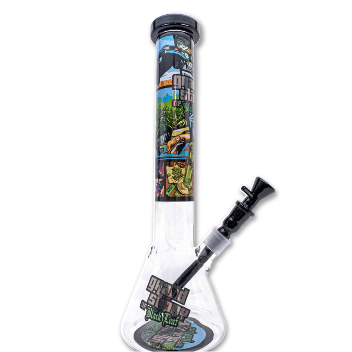 Bong Black Leaf Grand story "GTA" 40cm
