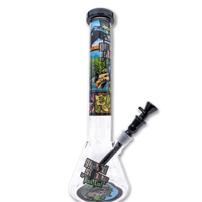 Bong Black Leaf Grand story "GTA" 40cm