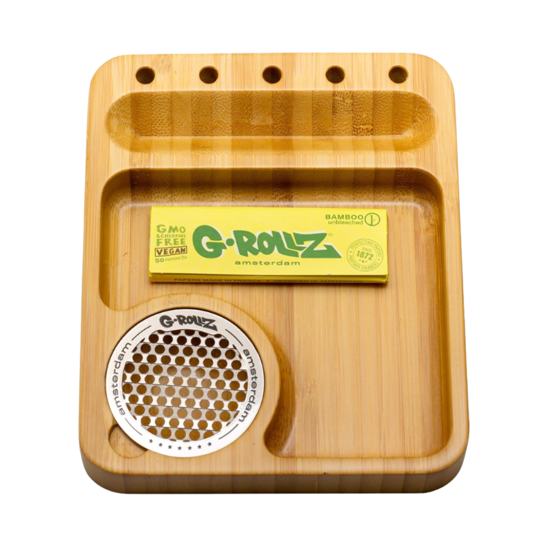 G-Rollz Bambusový drevený organizér 15 × 12,4 cm