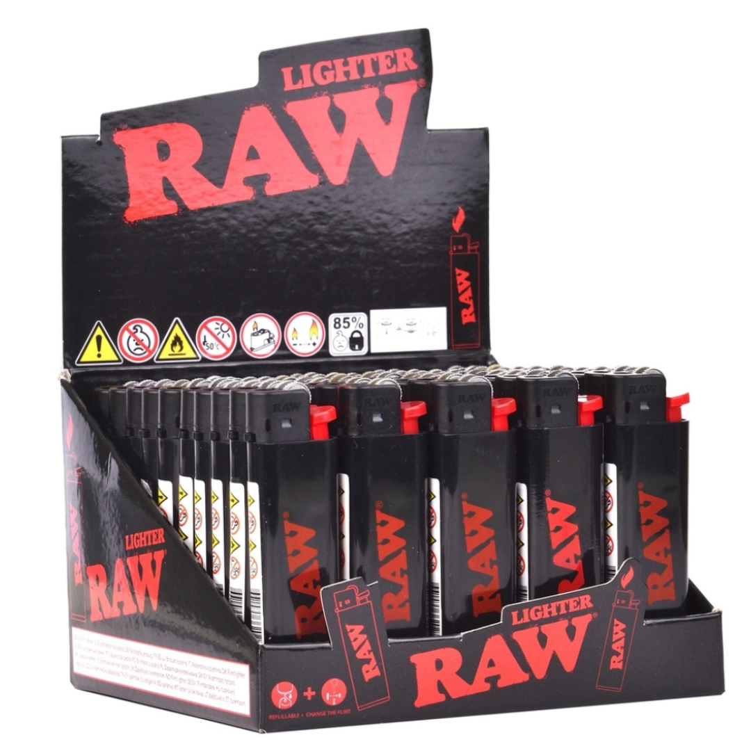 Raw zapalovač černý škrtací