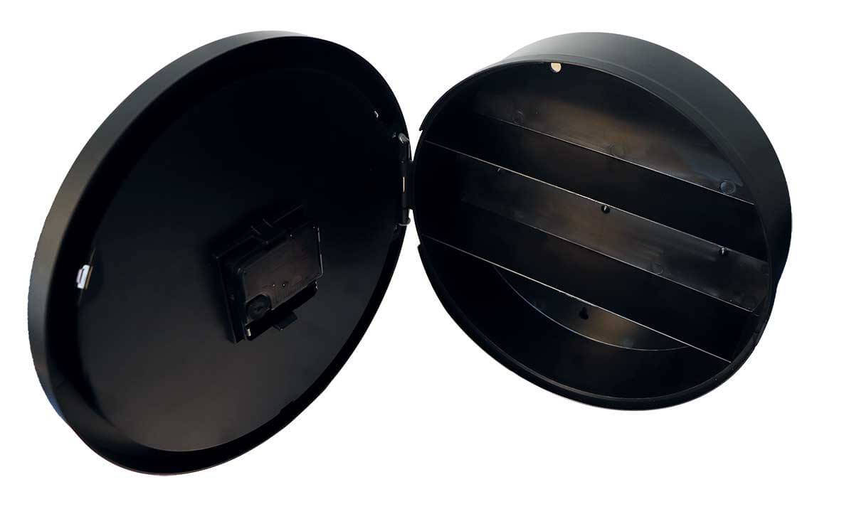 RAW Black Stash Wall Clock nástěnné hodiny s úložným prostorem