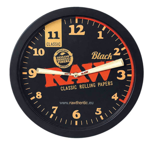 RAW Black Stash Wall Clock nástěnné hodiny s úložným prostorem