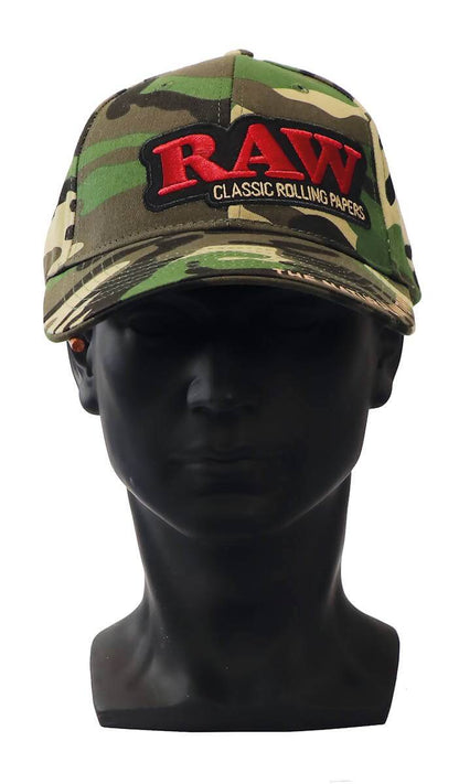 RAW Camo Hat with Poke