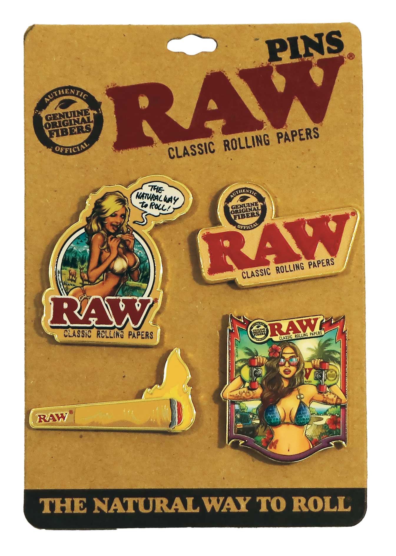 RAW odznaky – sada 4 motivů