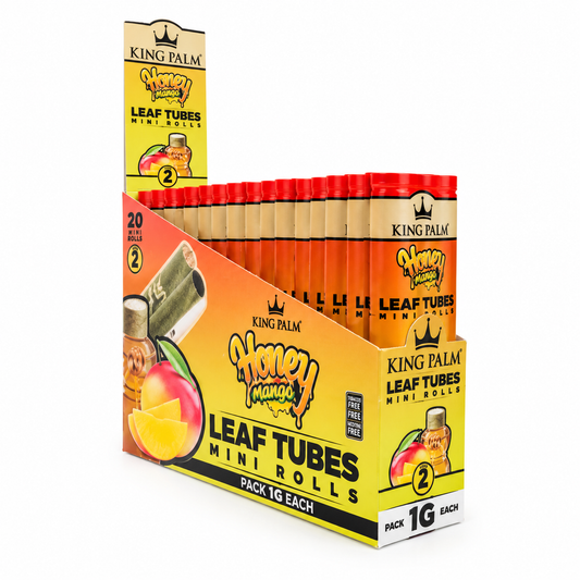 King Palm Mini Honey Mango – ochucené listové dutinky, 2 ks