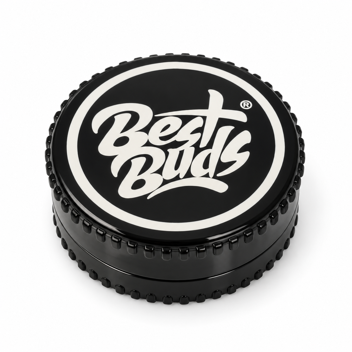Best Buds Razor 55 mm – černá dvoudílná plastová drtička