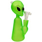 Black Sheep Alien – zelený skleněný bong 17 cm, přední pohled
