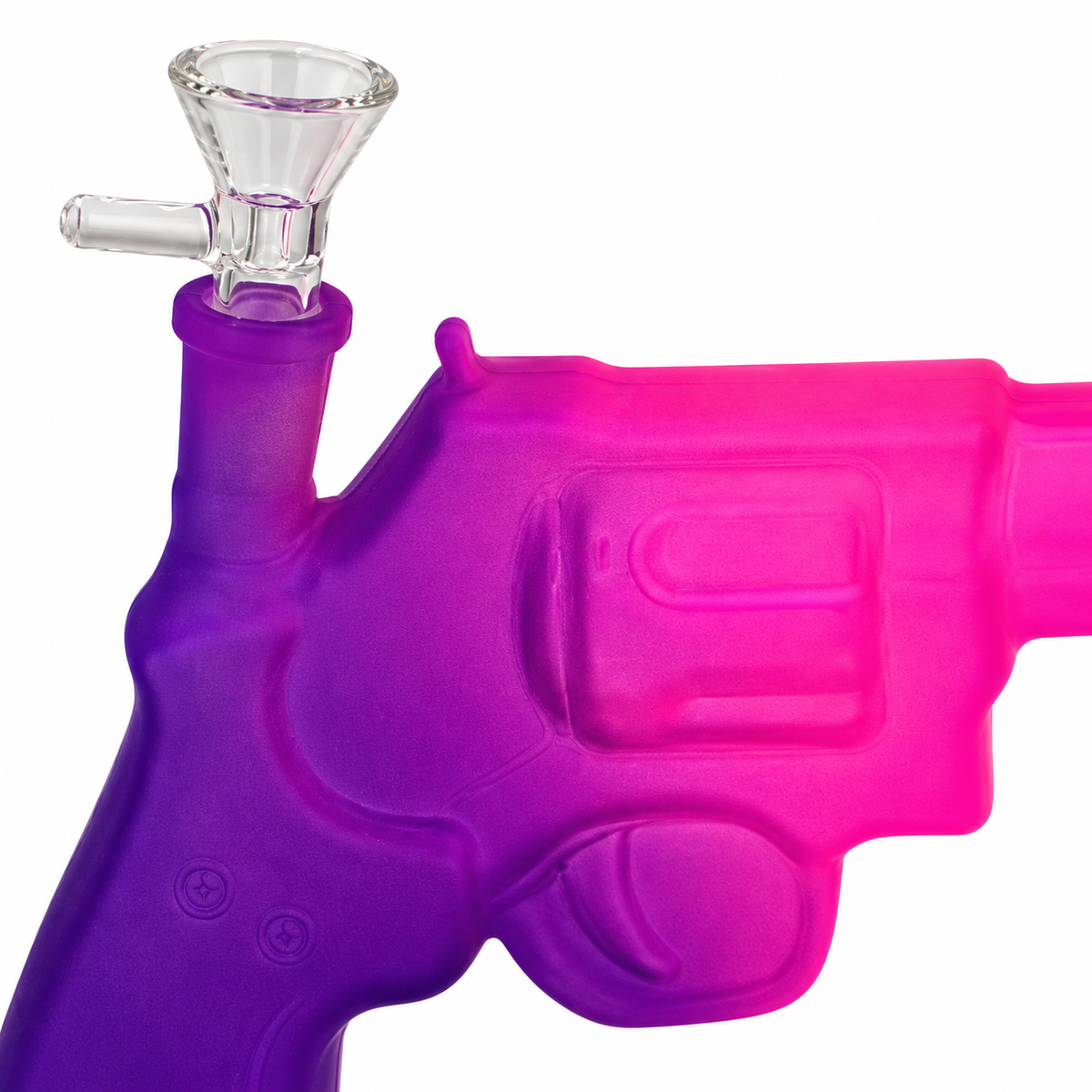 Black Sheep Pistol – detail skleněného kotlíku a barevného přechodu