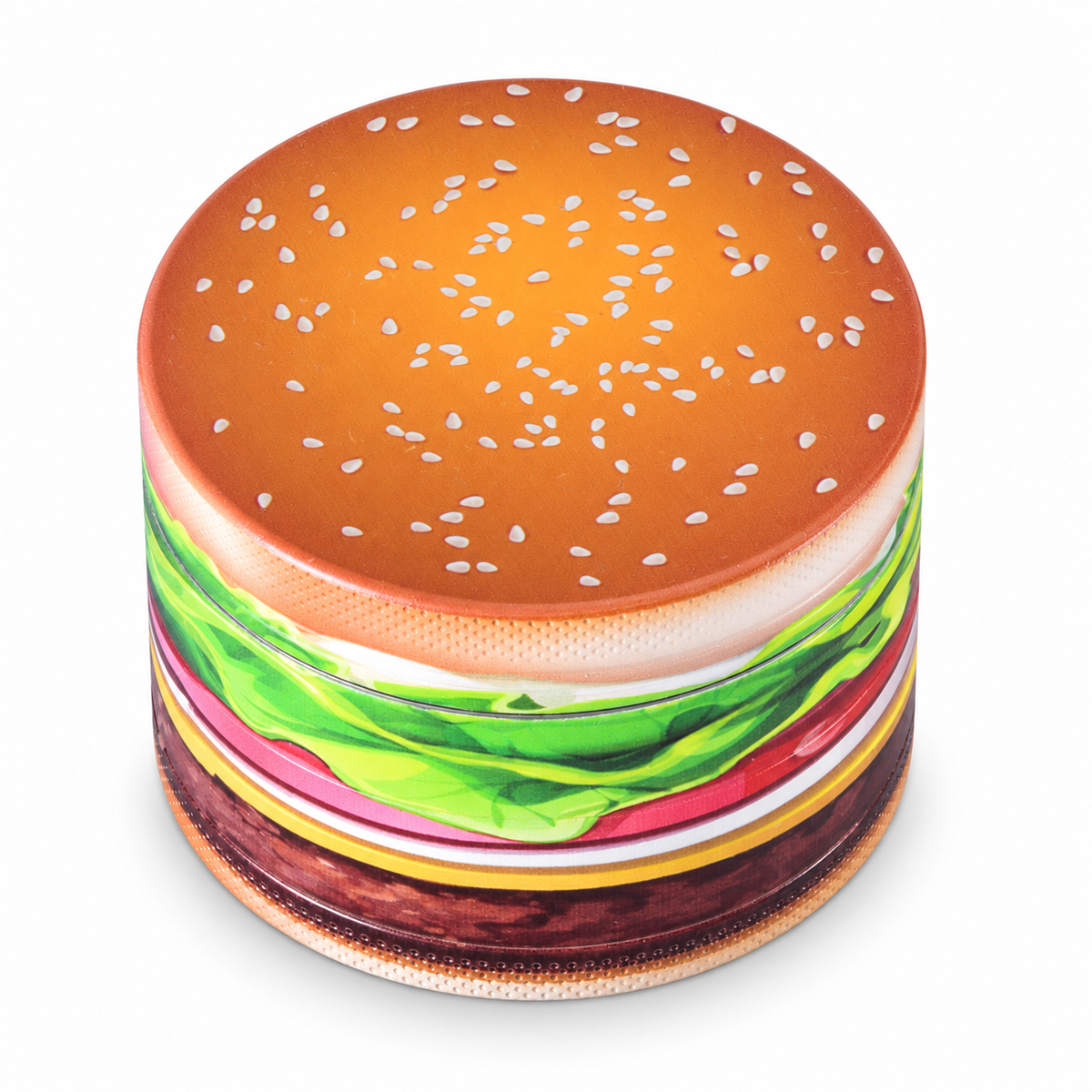 Champ High Burger – kovová čtyřdílná drtička 63 mm