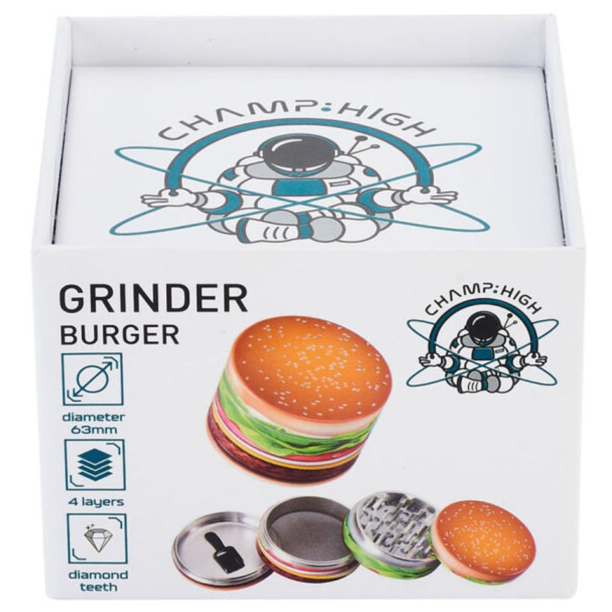Champ High Burger 63 mm – originální krabička