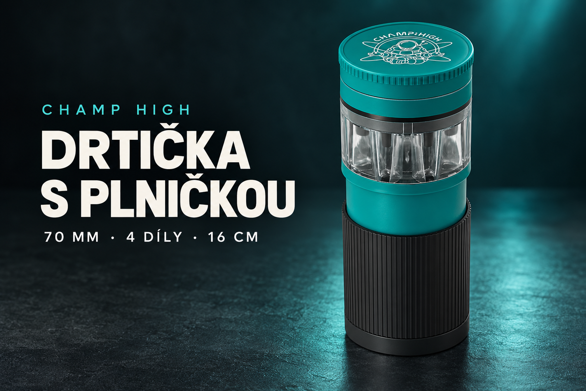 Champ High – drtička s plničkou, 70 mm, 4 díly