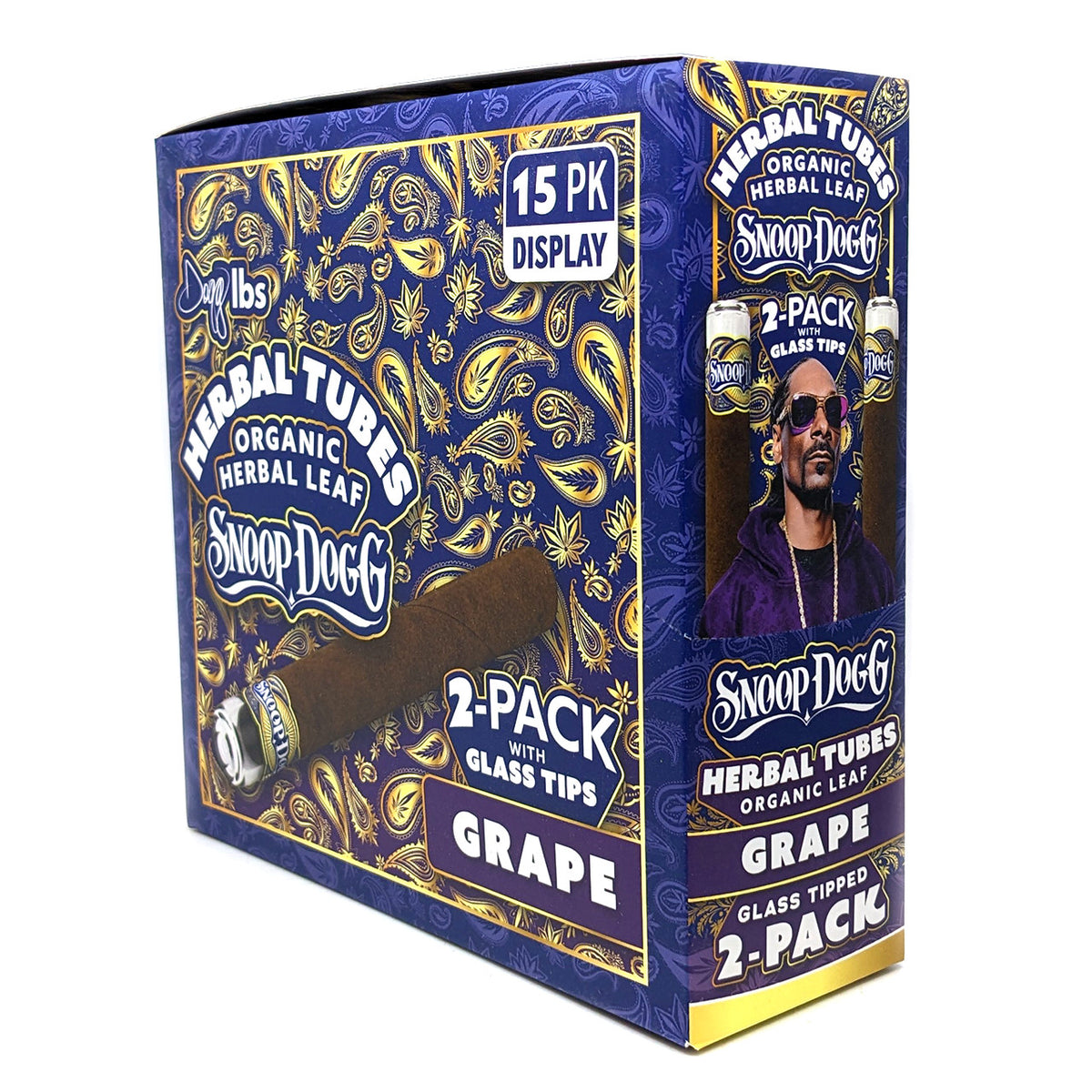 Dogg Lbs Grape – prodejní displej 15 balení po 2 dutinkách; cena produktu je za jedno balení