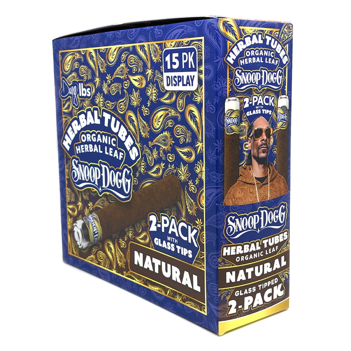 Dogg Lbs Natural – prodejní displej 15 balení po 2 dutinkách; prodej po jednom balení