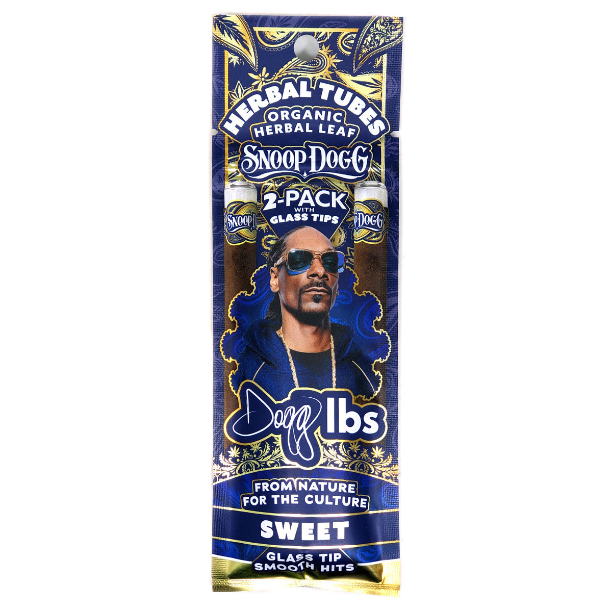 Dogg Lbs × Snoop Dogg Sweet – jedno balení se 2 dutinkami a skleněnými náustky