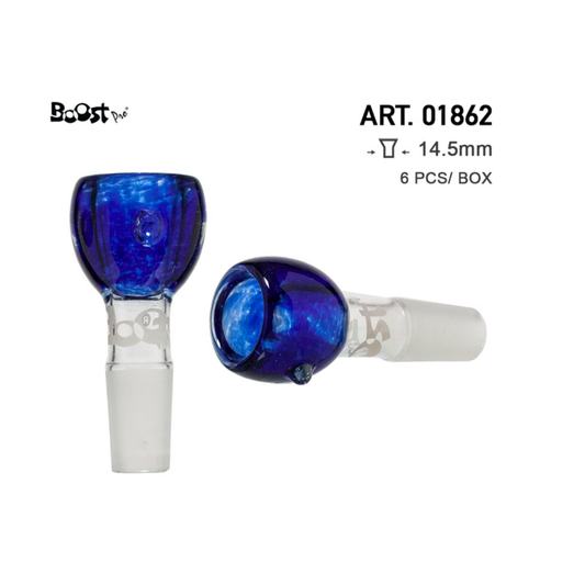 Black Leaf bowl blue rim NS18
