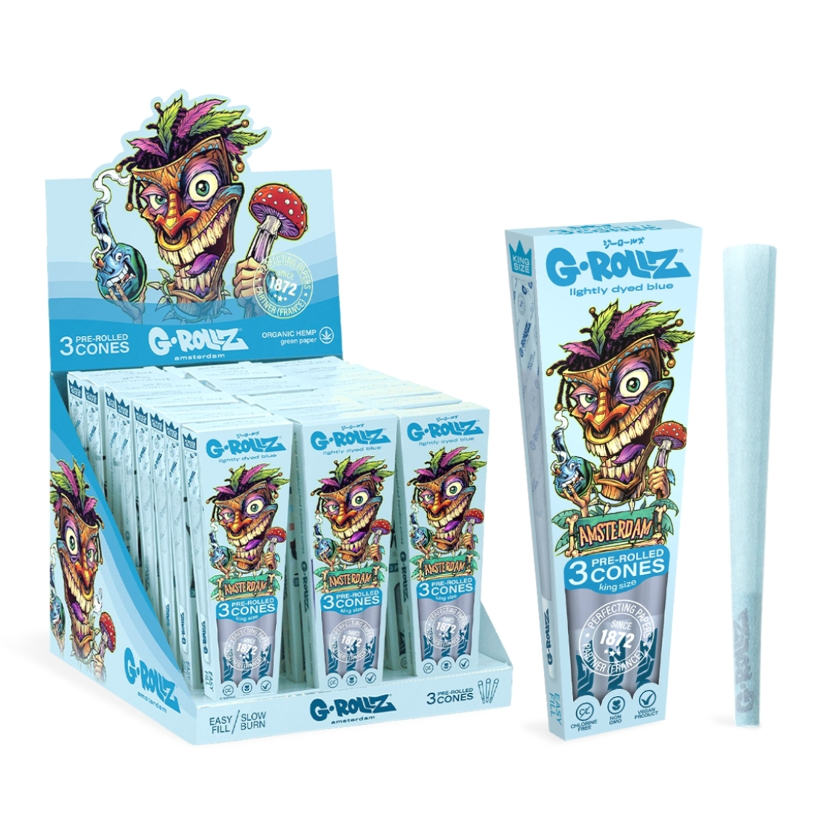 Pre-rolled Cones G-Rollz Ape Cones Bored Grape