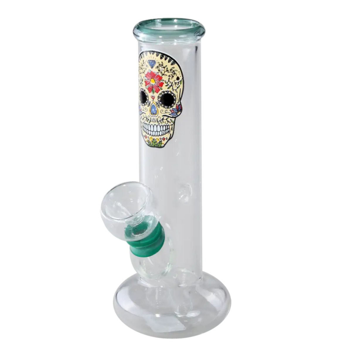 Mini bong lebka zelená 16cm