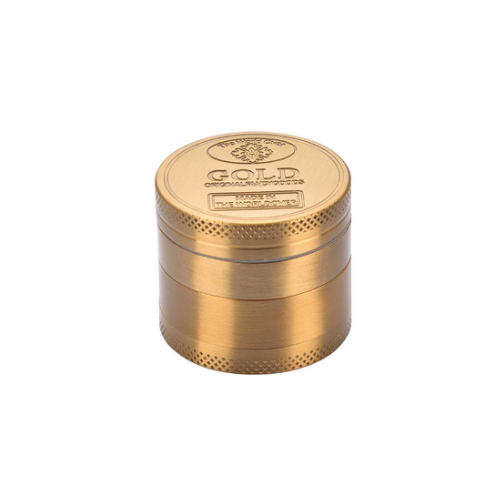 Champ High Gold – kovová drtička na bylinky 40 mm, čtyřdílná