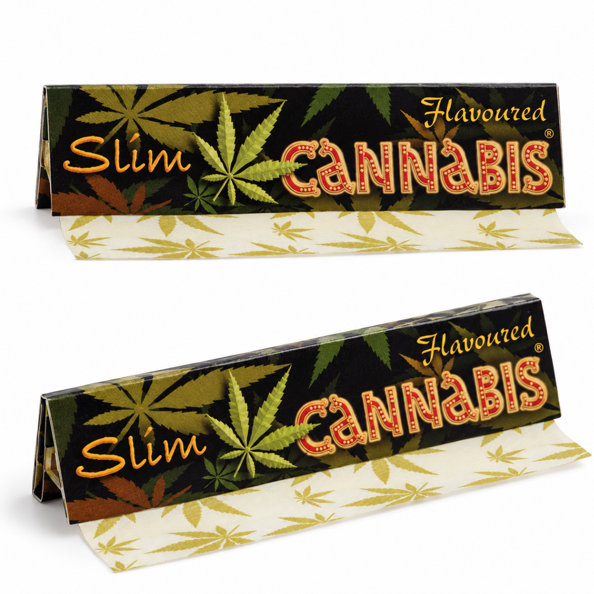 Cannabis Flavoured Slim – aromatizované konopné papírky, 32 ks
