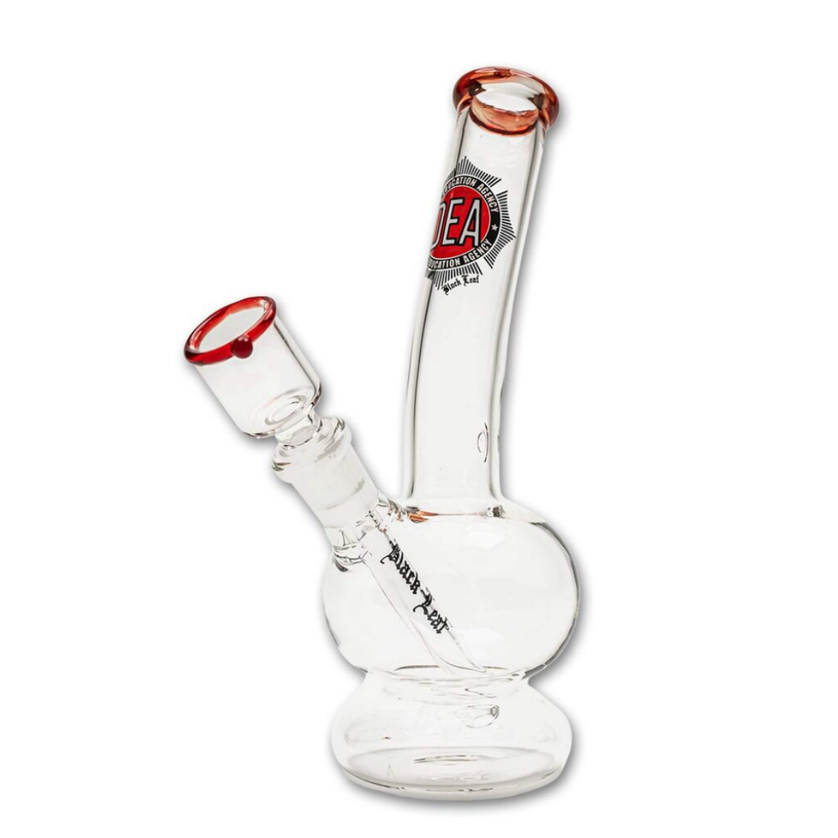 Mini Bong Black Leaf Dea 19cm