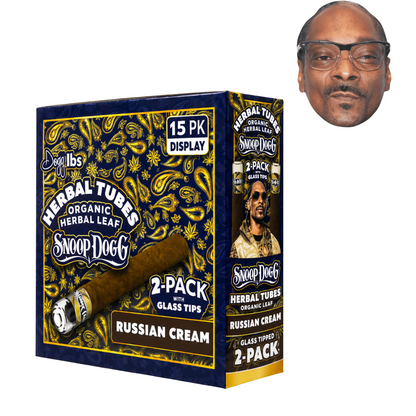 Dogg Lbs × Snoop Dogg Russian Cream – wrap se skleněným náustkem
