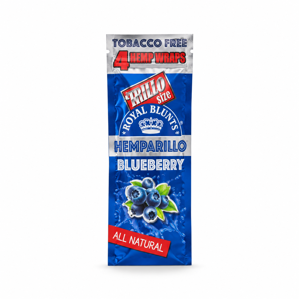 Hemparillo Blueberry – jeden sáček se 4 konopnými wrapy