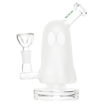 HEMPER Ghost – bílý skleněný bong ve tvaru ducha, 16,5 cm