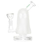 HEMPER Ghost – bílý skleněný bong ve tvaru ducha, 16,5 cm
