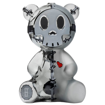 HEMPER Scare Bears XL – čelní pohled na lebku, černé stehy a červené srdce