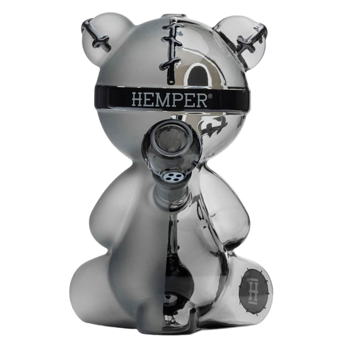 HEMPER Scare Bears XL – zadní pohled, kotlík a logo HEMPER
