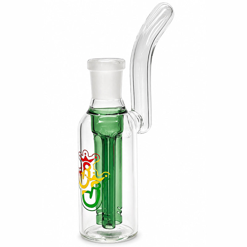 Jelly Joker Bat – skleněný bubbler se zeleným tříramenným perkolátorem