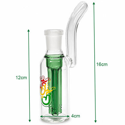 Rozměry bubbleru Bat: celková výška 16 cm, tělo 12 cm a průměr 4 cm