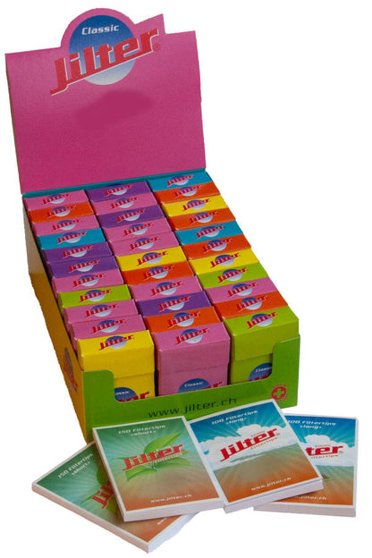 Jilter Classic – ukázka prodejního displeje; cena produktu platí za jednu krabičku filtrů