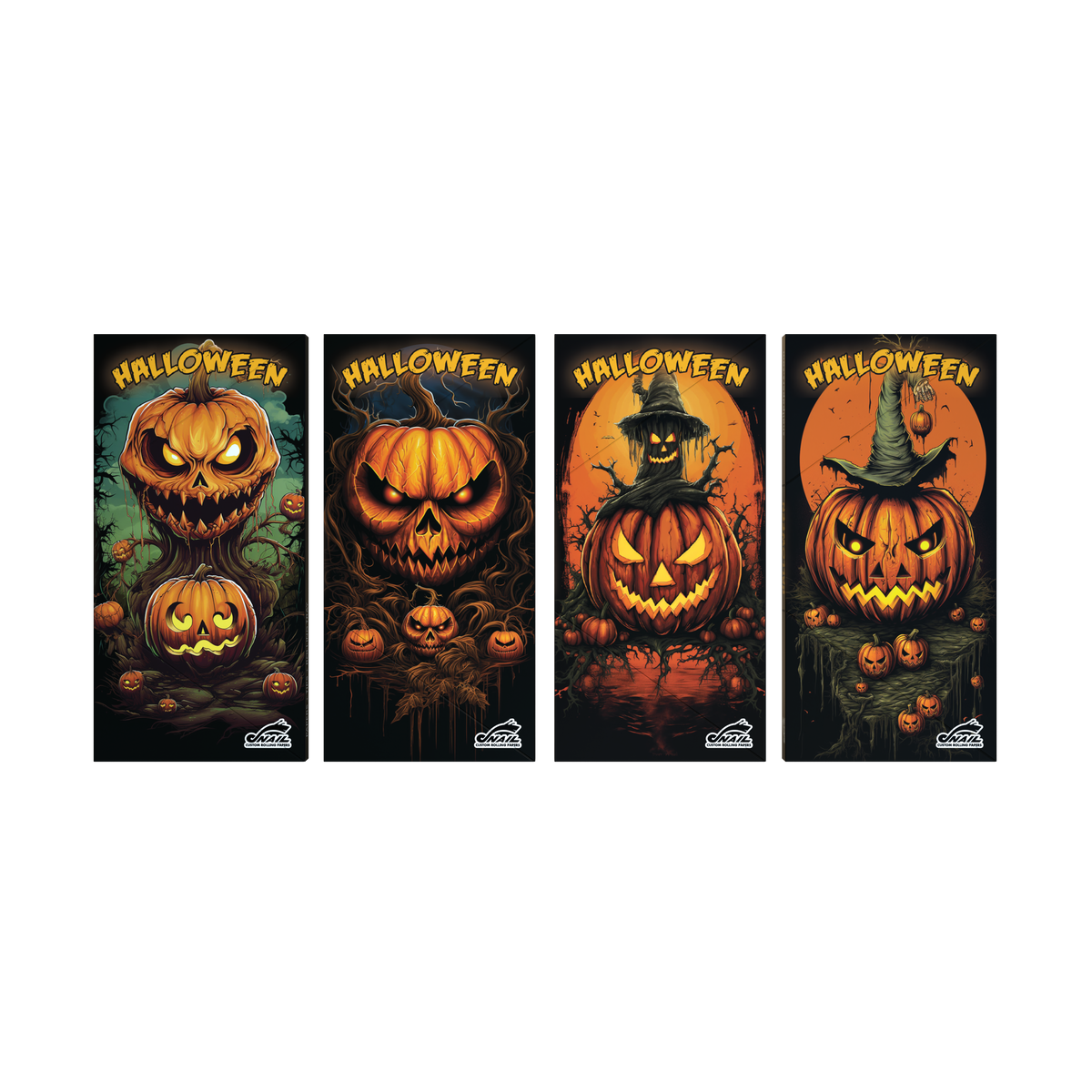 Snail Halloween King Size Slim – čtyři motivy dýní, prodej po jednom balení