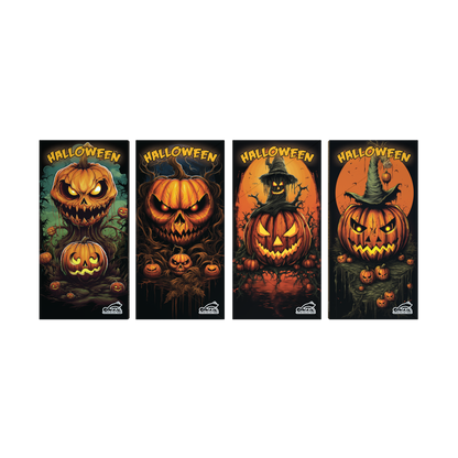 Snail Halloween King Size Slim – čtyři motivy dýní, prodej po jednom balení