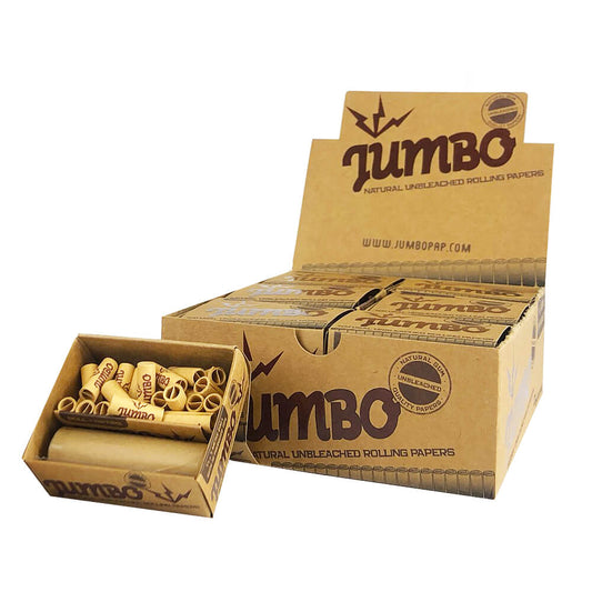 Jumbo Natural Unbleached Rolls 5 m + předrolované filtry