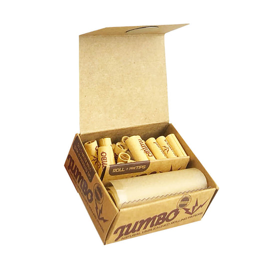 Jumbo Natural Unbleached Rolls 5 m + předrolované filtry